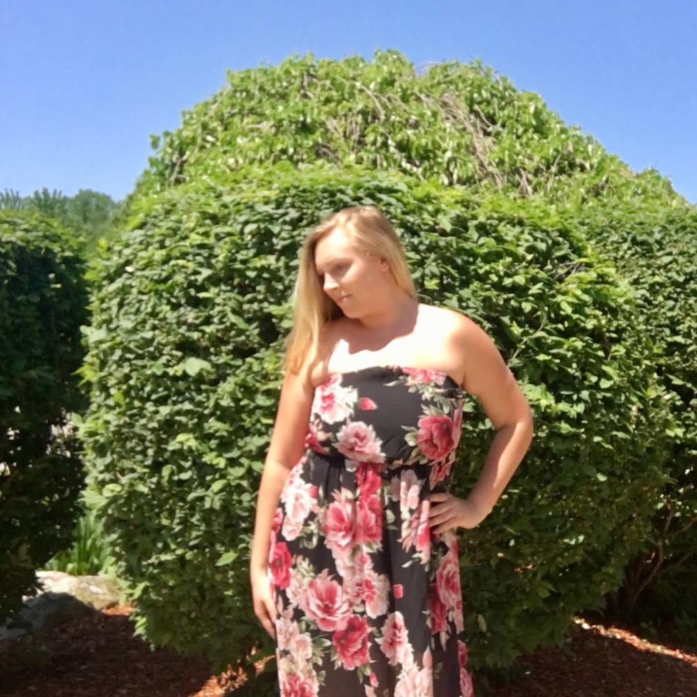 Floral floor length maxi dress